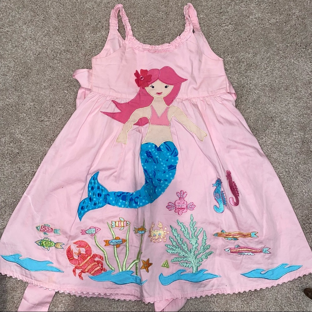 Cotton Kids Mermaid Dress 2T